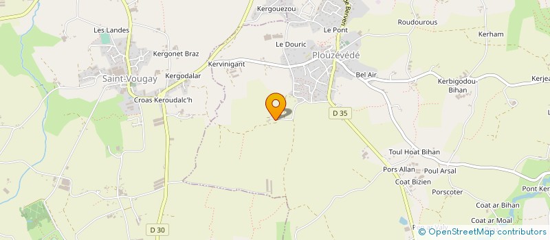 localisation de l'entreprise CONGAR ENERGIE à SAINT-VOUGAY