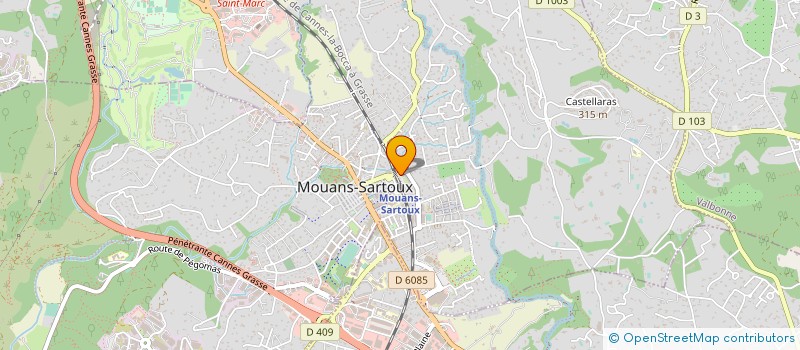 localisation de l'entreprise CONGESTAGENCE  MOUANS-SARTOUX