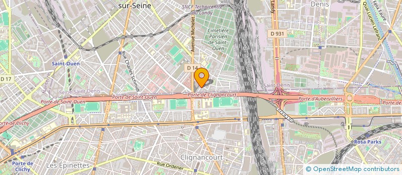localisation de l'entreprise CONGLO RYC à SAINT-OUEN-SUR-SEINE