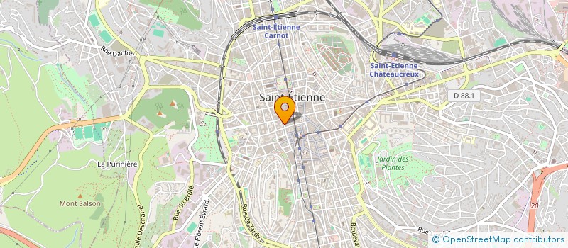 localisation de l'entreprise CONGLOMERAT  SAINT-ETIENNE