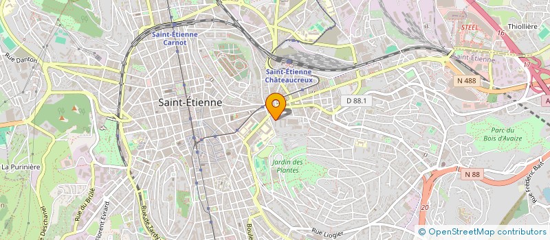 localisation de l'entreprise CONGO LISUNGI à SAINT-ETIENNE