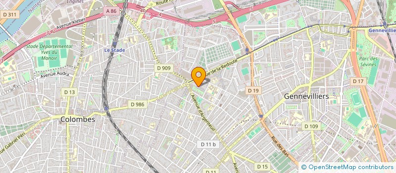 localisation de l'entreprise CONGO SYNERGIE CLUB à ASNIERES-SUR-SEINE