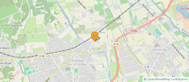 localisation de l'entreprise CONGOLEX  ENTRAIGUES-SUR-LA-SORGUE