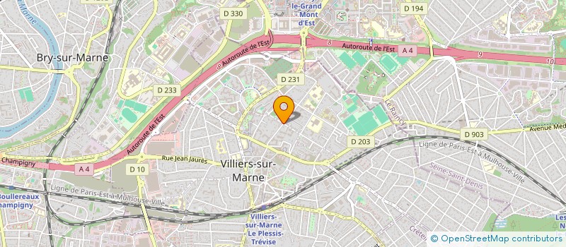 localisation de l'entreprise CONGREG SOEURS MARIE JOSEPH à VILLIERS-SUR-MARNE