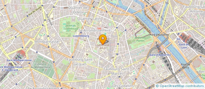 localisation de l'entreprise CONGREG ST ESPRIT ASS PENTEC MONDE PUBLI à PARIS