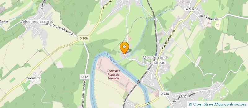 localisation de l'entreprise CONGREGAT DOMINICAINE BETHANIE  MONTFERRAND-LE-CHATEAU