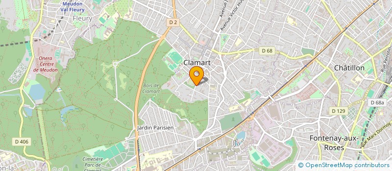 localisation de l'entreprise CONGREGAT FILLES NOTRE DAME SACRE COEUR  CLAMART