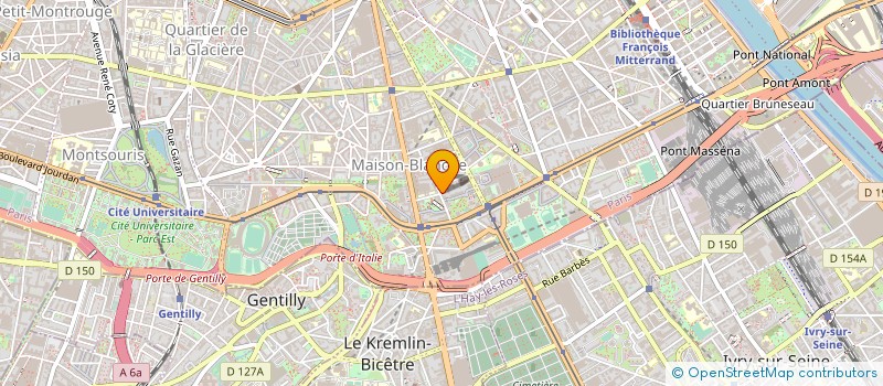 localisation de l'entreprise CONGREGATION AUXILIATRICES DE CHARITE à PARIS