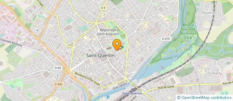 localisation de l'entreprise CONGREGATION DE LA CROIX à SAINT-QUENTIN