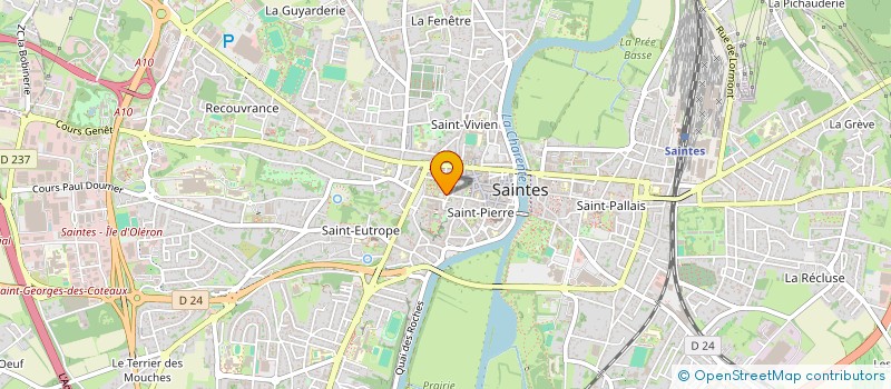 localisation de l'entreprise CONGREGATION DE LA PROVIDENCE  SAINTES