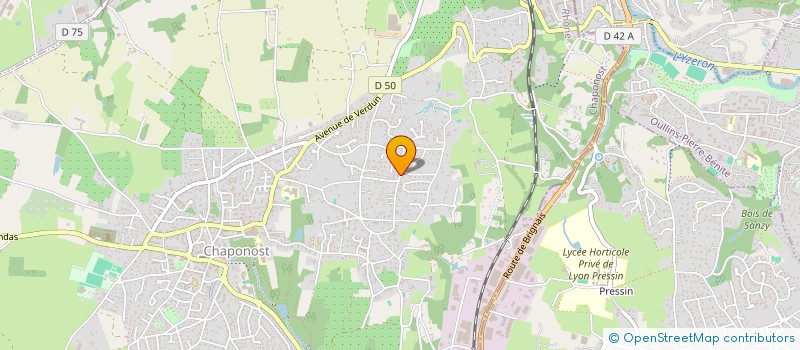 localisation de l'entreprise CONGREGATION DES ANTONINS MARONITES DE FRANCE  CHAPONOST