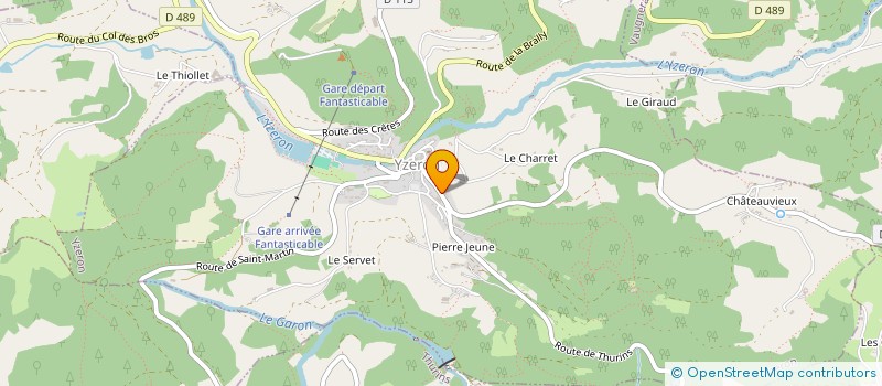 localisation de l'entreprise CONGREGATION DES CARMELITES D YZERON  YZERON