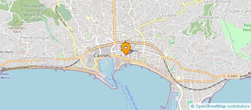localisation de l'entreprise CONGREGATION DES CISTERCIENS DE L'IMMACULEE CONCEPTION à CANNES