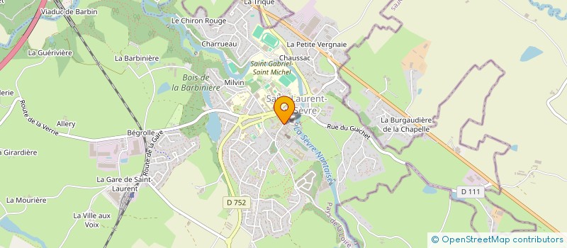 localisation de l'entreprise CONGREGATION DES FILLES DE LA SAGESSE à SAINT-LAURENT-SUR-SEVRE