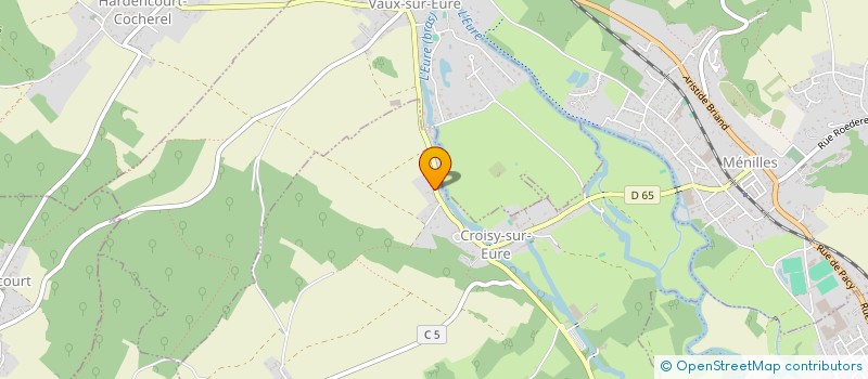localisation de l'entreprise CONGREGATION DES MONIALES PASSIONNISTES  CROISY-SUR-EURE