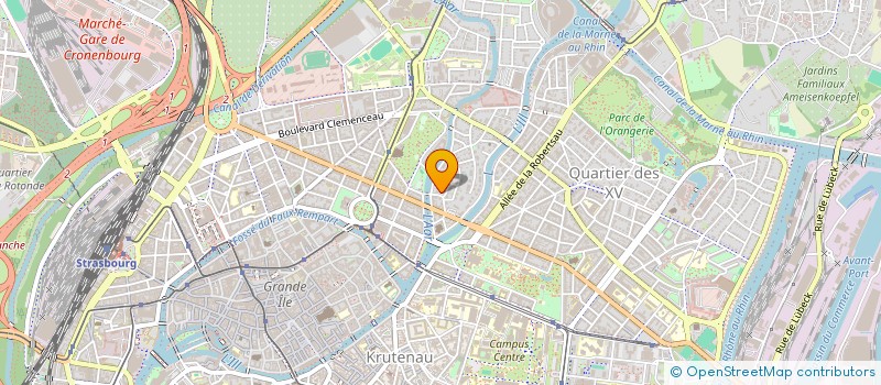 localisation de l'entreprise CONGREGATION DES SOEURS DE LA CROIX  STRASBOURG