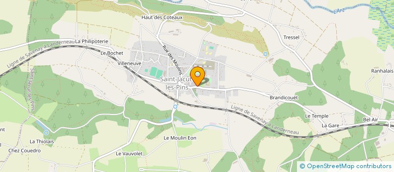 localisation de l'entreprise CONGREGATION DES SOEURS DU SACRE-COEUR DE JESUS  SAINT-JACUT-LES-PINS