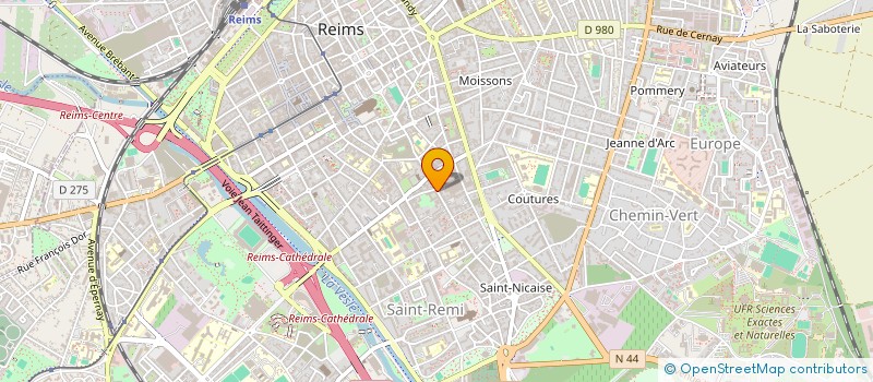 localisation de l'entreprise CONGREGATION DU SAINT ENFANT JESUS DE REIMS  REIMS