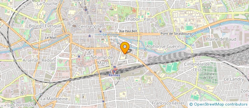 localisation de l'entreprise CONGREGATION FRATERNITE NOTRE DAME  RENNES