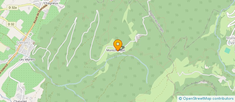 localisation de l'entreprise CONGREGATION KARMA MIGYUR LING  IZERON