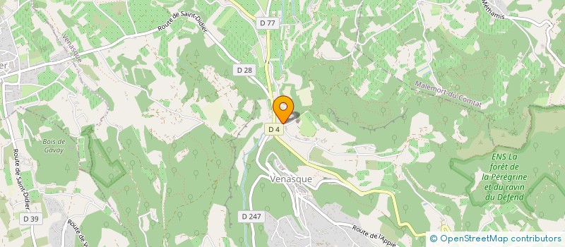 localisation de l'entreprise CONGREGATION LA BRANCHE FEMININE DE L'INSTITUT NOTRE DAME DE VIE  VENASQUE