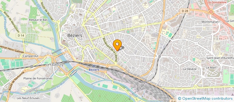 localisation de l'entreprise CONGREGATION MISSIONNAIRE N D DES VERTUS  BEZIERS