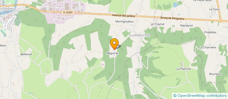 localisation de l'entreprise CONGREGATION MONASTIQUE DE LA TRANSFIGURATION  TERRASSON LAVILLEDIEU