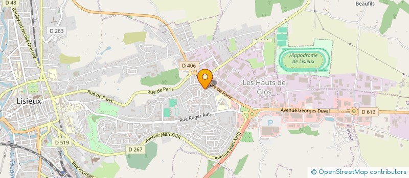 localisation de l'entreprise CONGREGATION NOTRE DAME à LISIEUX