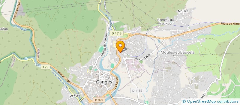 localisation de l'entreprise CONGREGATION RELIGIEUSE SAINTE DOMINIQUE  GANGES