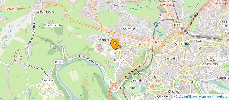 localisation de l'entreprise CONGREGATION SAINT DOMINIQUE  RODEZ