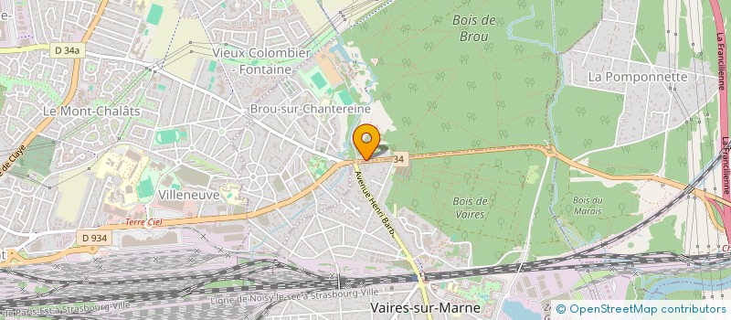 localisation de l'entreprise CONGREGATION SOEURS JESUS CRUCIFIE  BROU-SUR-CHANTEREINE