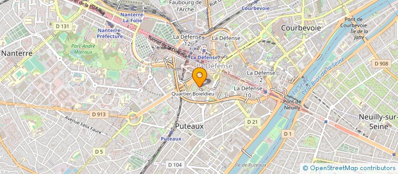 localisation de l'entreprise CONGRES 2000 à PUTEAUX