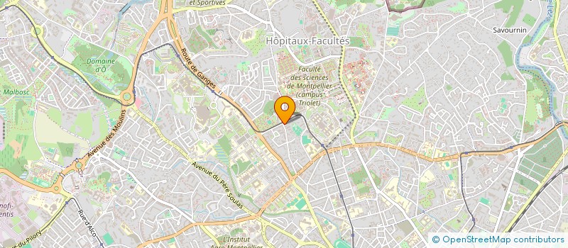 localisation de l'entreprise CONGRES AIEO BEZIERS à MONTPELLIER