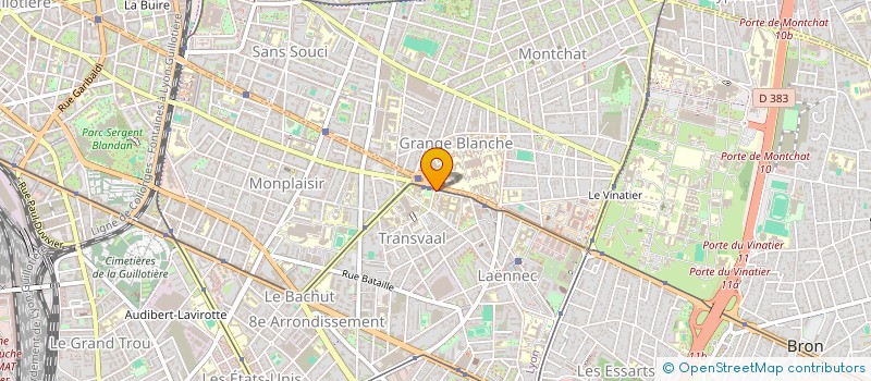 localisation de l'entreprise CONGRES DES ETUDIANTS A LYON EN ERGOTHERAPIE  LYON