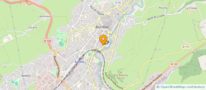 localisation de l'entreprise CONGRES FNB 2022 à AURILLAC