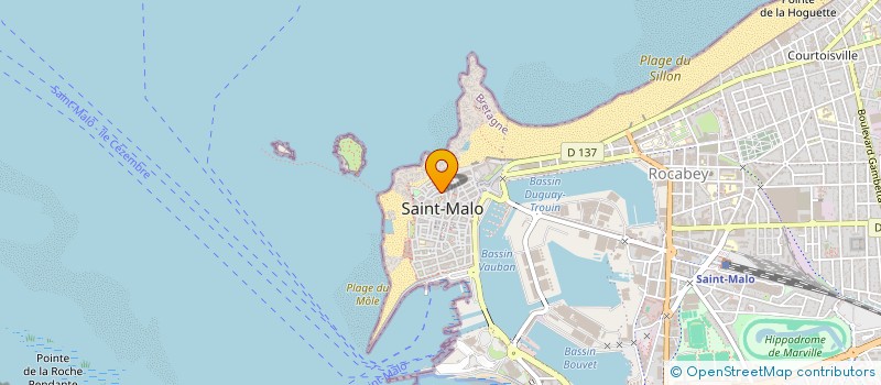 localisation de l'entreprise CONGRES NATIONAL DES AVOUES  SAINT-MALO