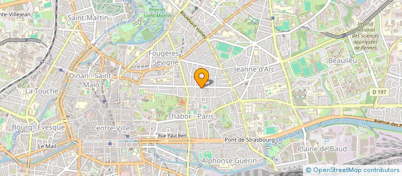 localisation de l'entreprise CONGRES NATIONAL DES INTERNES DE PSYCHIATRIE 2016 à RENNES