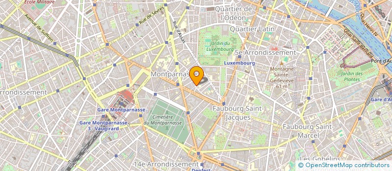 localisation de l'entreprise CONGRET RELIGIEUSE STE MARIE  PARIS