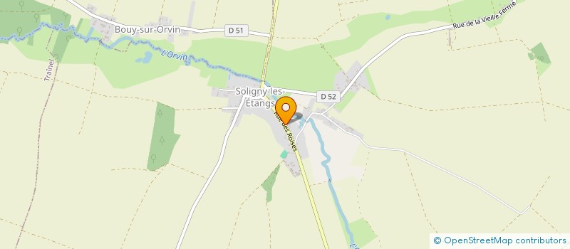 localisation de l'entreprise CONGRUENCE  SOLIGNY-LES-ETANGS