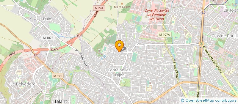 localisation de l'entreprise CONGRUENCE CONSEIL à FONTAINE-LES-DIJON
