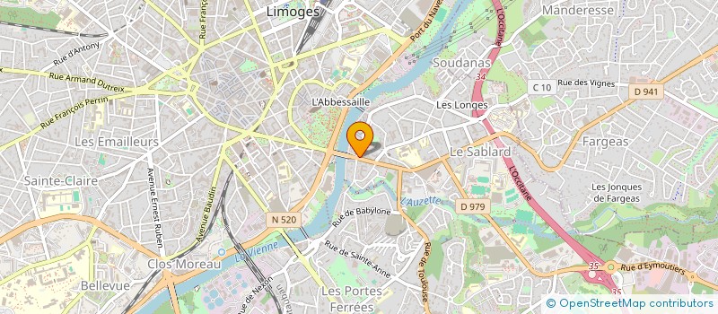 localisation de l'entreprise CONGRUENCE LIMOGES à LIMOGES