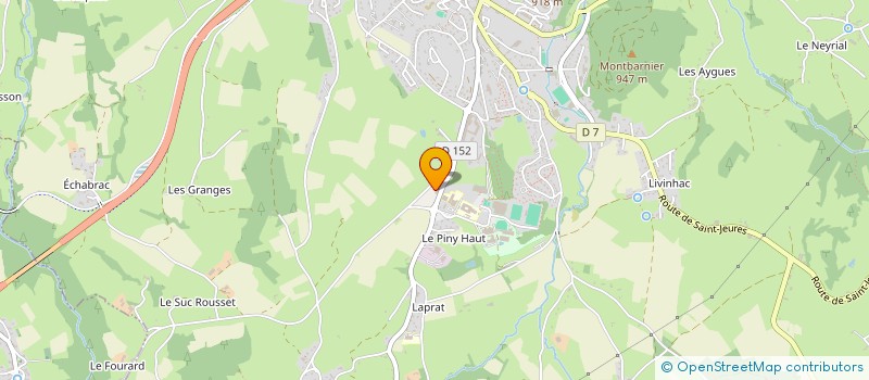 localisation de l'entreprise CONI 43  YSSINGEAUX