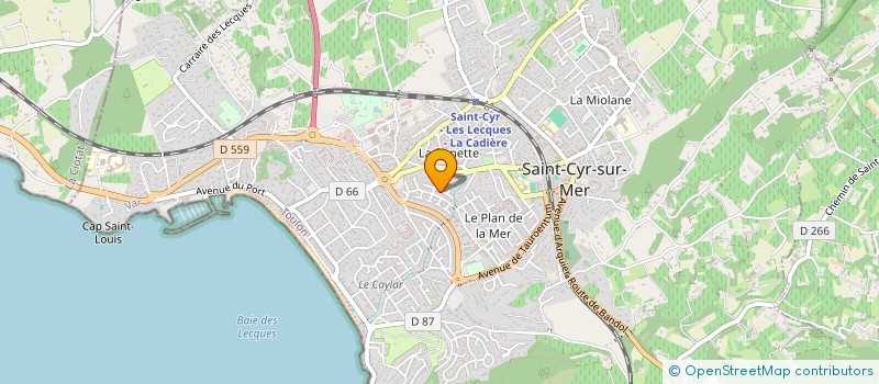 localisation de l'entreprise CONI DE VIVIERS à SAINT-CYR-SUR-MER