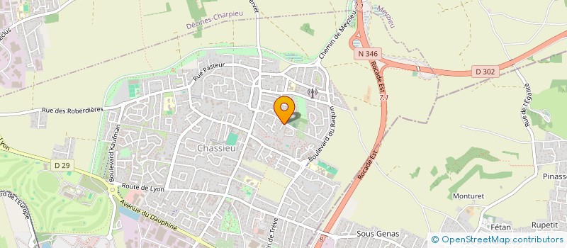 localisation de l'entreprise CONI IMMO  CHASSIEU