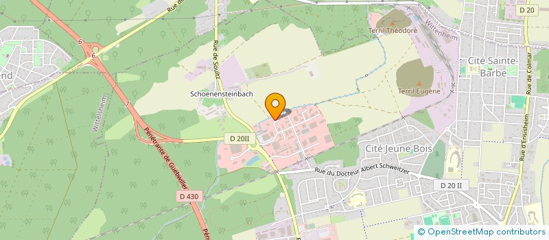 localisation de l'entreprise CONIA  WITTENHEIM