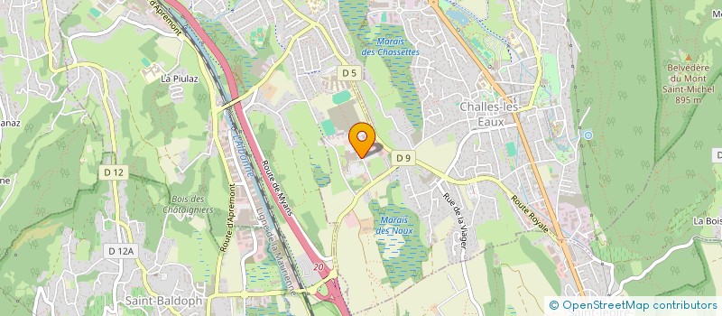 localisation de l'entreprise CONIC  CHALLES-LES-EAUX