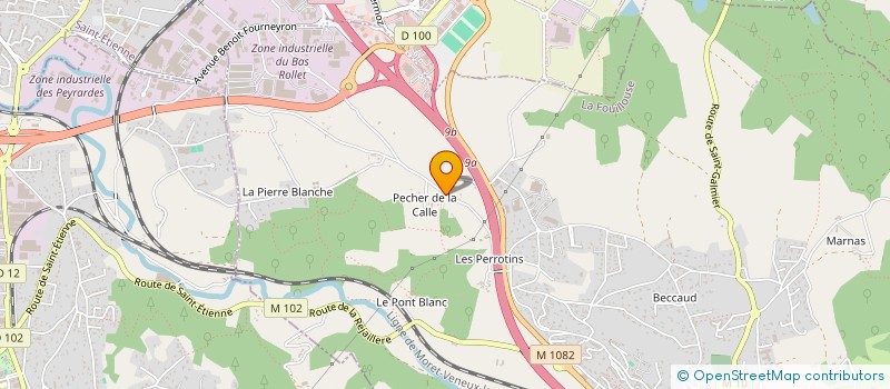 localisation de l'entreprise CONIGLIO ANGELO  LA FOUILLOUSE