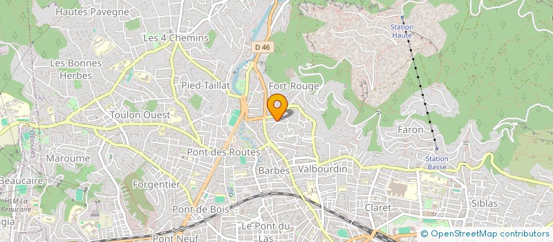 localisation de l'entreprise CONIL  TOULON