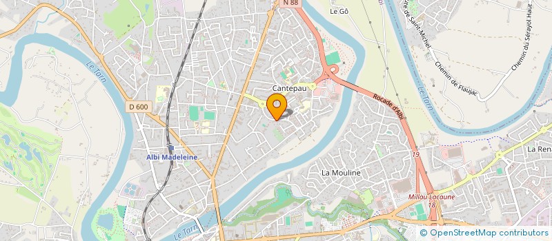 localisation de l'entreprise CONIMARY à ALBI