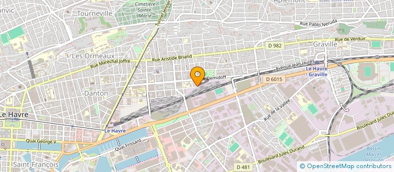 localisation de l'entreprise CONIS SERVICES  LE HAVRE